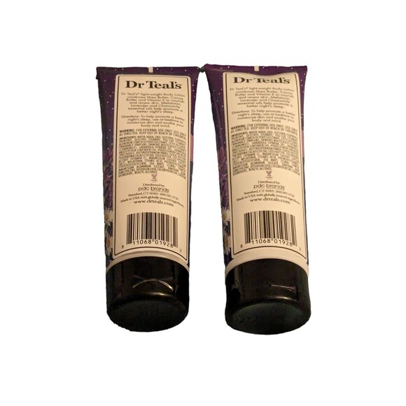 2 Pack Dr. Teal's Sleep Lotion with Melatonin & Essential Oils 8 oz Each NEW - Picture 4 of 10